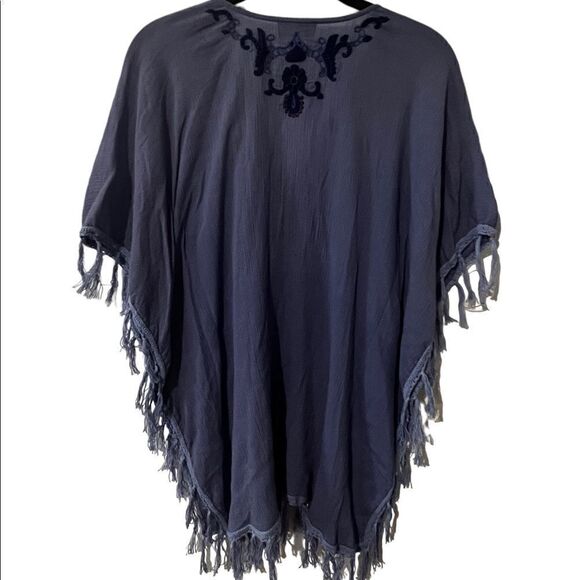 Letarte Floral Embroidered Tassel Tunic cotton - Picture 7 of 7